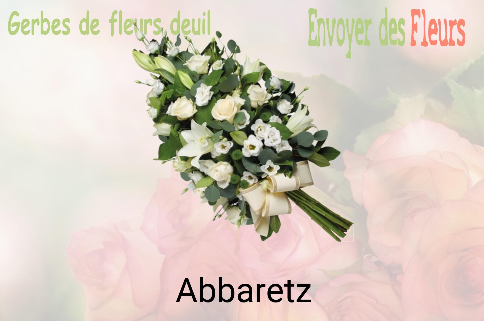 Gerbe de fleurs de deuil livrée à Abbaretz